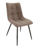Chaise textile enduit cannelle vintage - 031010