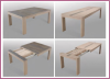 Table LASTOURS plateau céramique ou bois